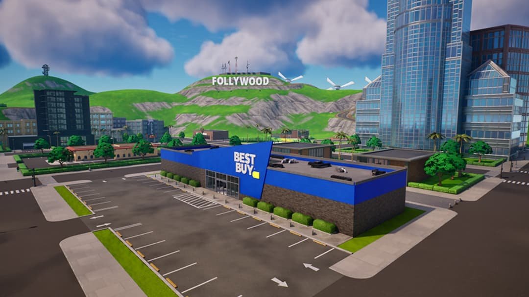 Best Buy صار متجر تقدر تزوره داخل فورتنايت مع مهام ومكافآت حصرية