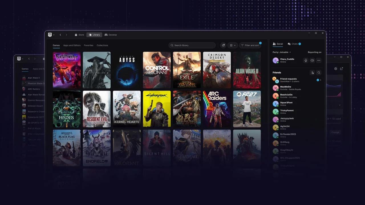 Epic Games Launches Faster, Rebuilt Launcher in Preview